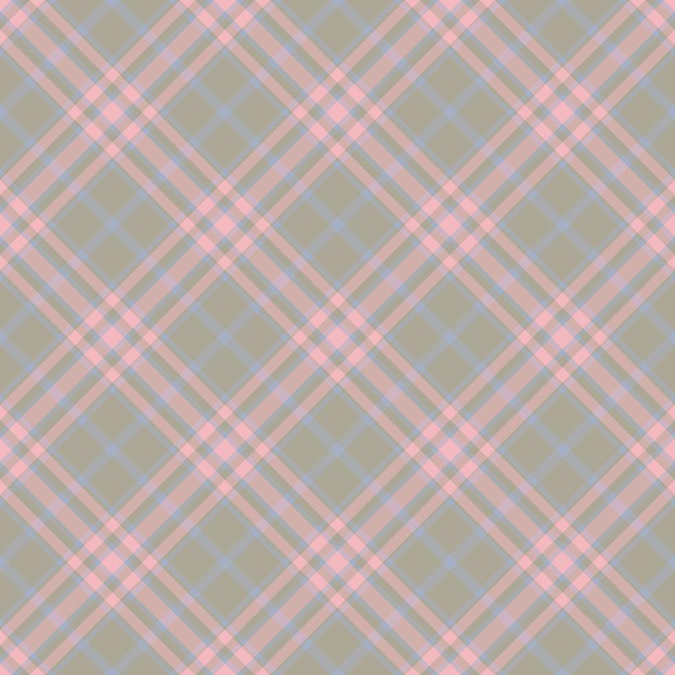 Plaid seamless pattern. Vector background of textile ornament. Flat fabric design.