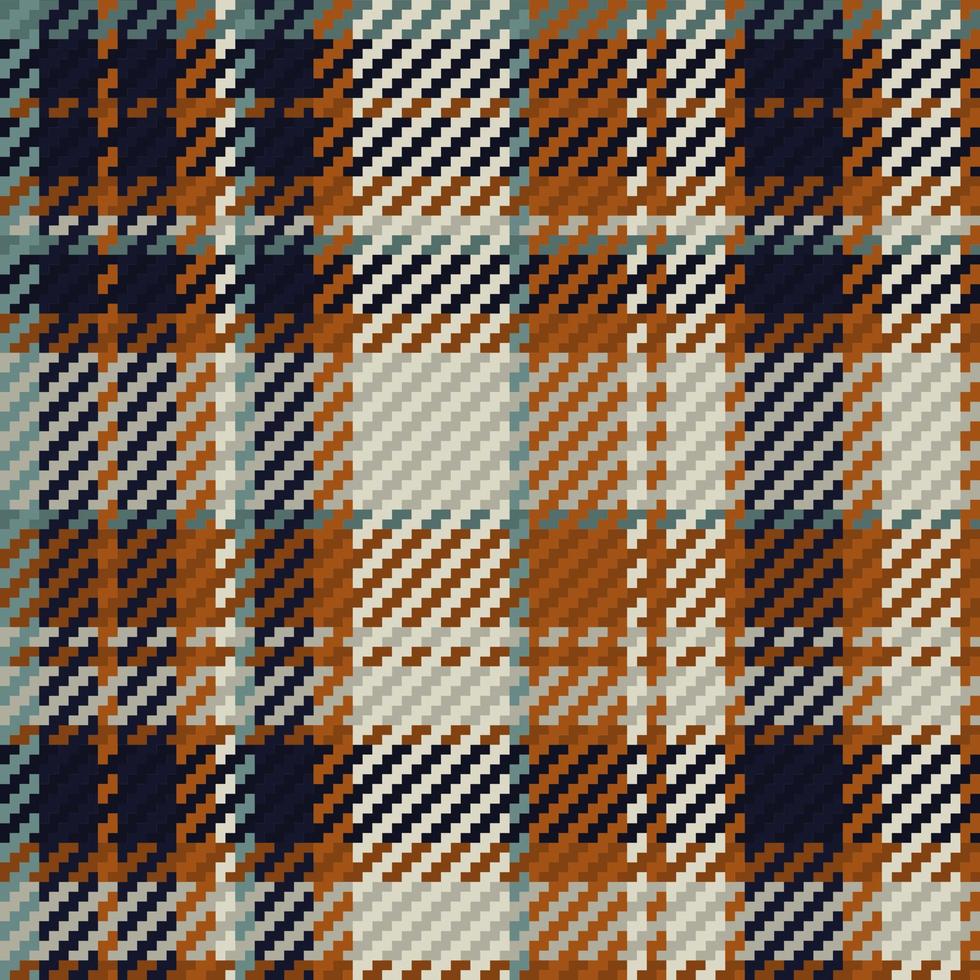Seamless pattern of scottish tartan plaid. Repeatable background with check fabric texture. Vector backdrop striped textile print.