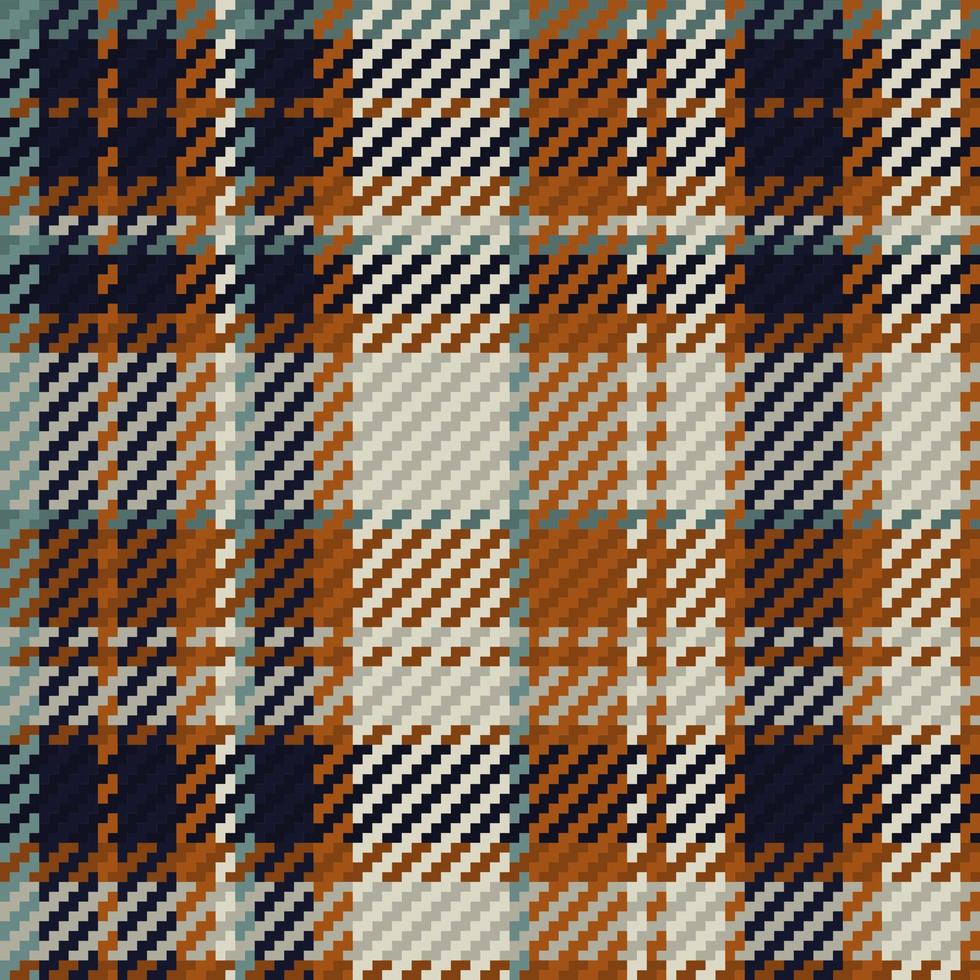 Seamless pattern of scottish tartan plaid. Repeatable background with check fabric texture. Vector backdrop striped textile print.