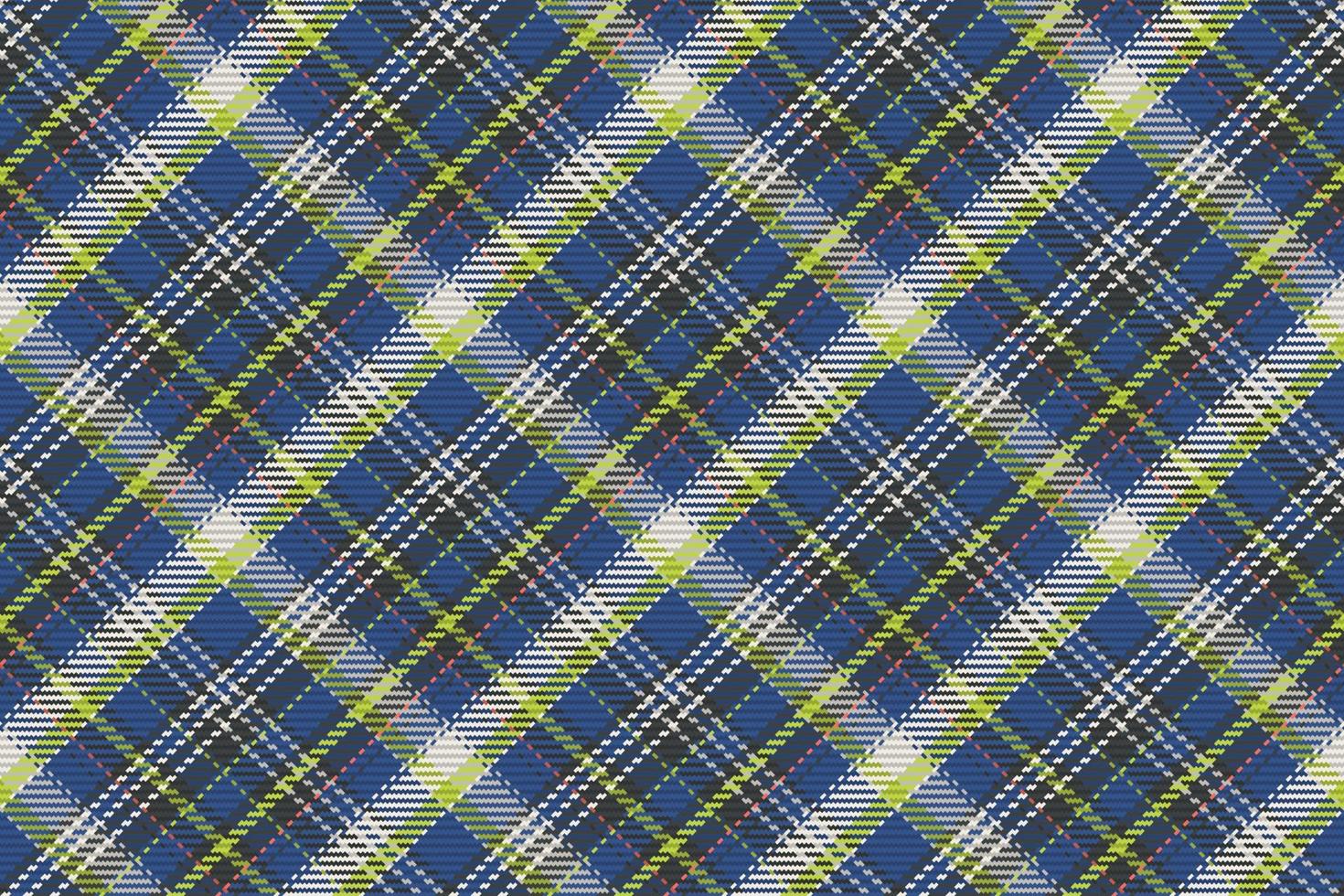 Seamless pattern of scottish tartan plaid. Repeatable background with check fabric texture. Vector backdrop striped textile print.