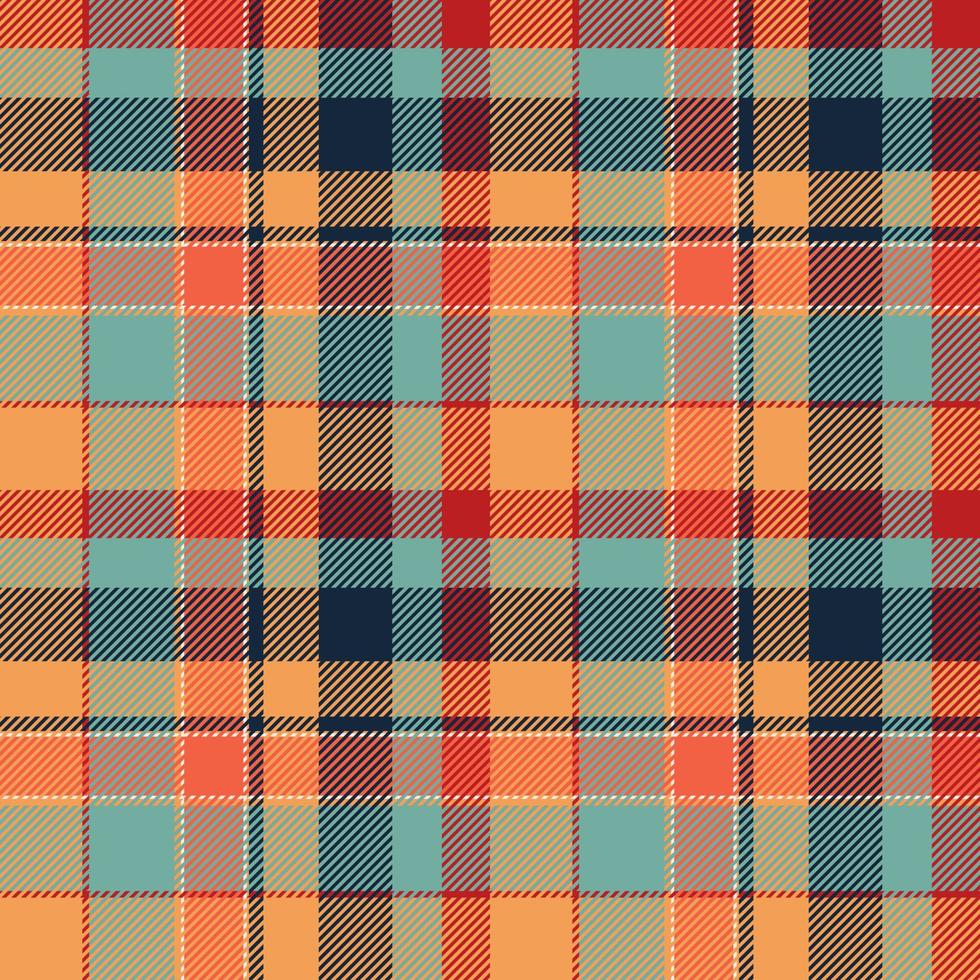 Tartan scotland seamless plaid pattern vector. Retro background fabric. Vintage check color square geometric texture. vector