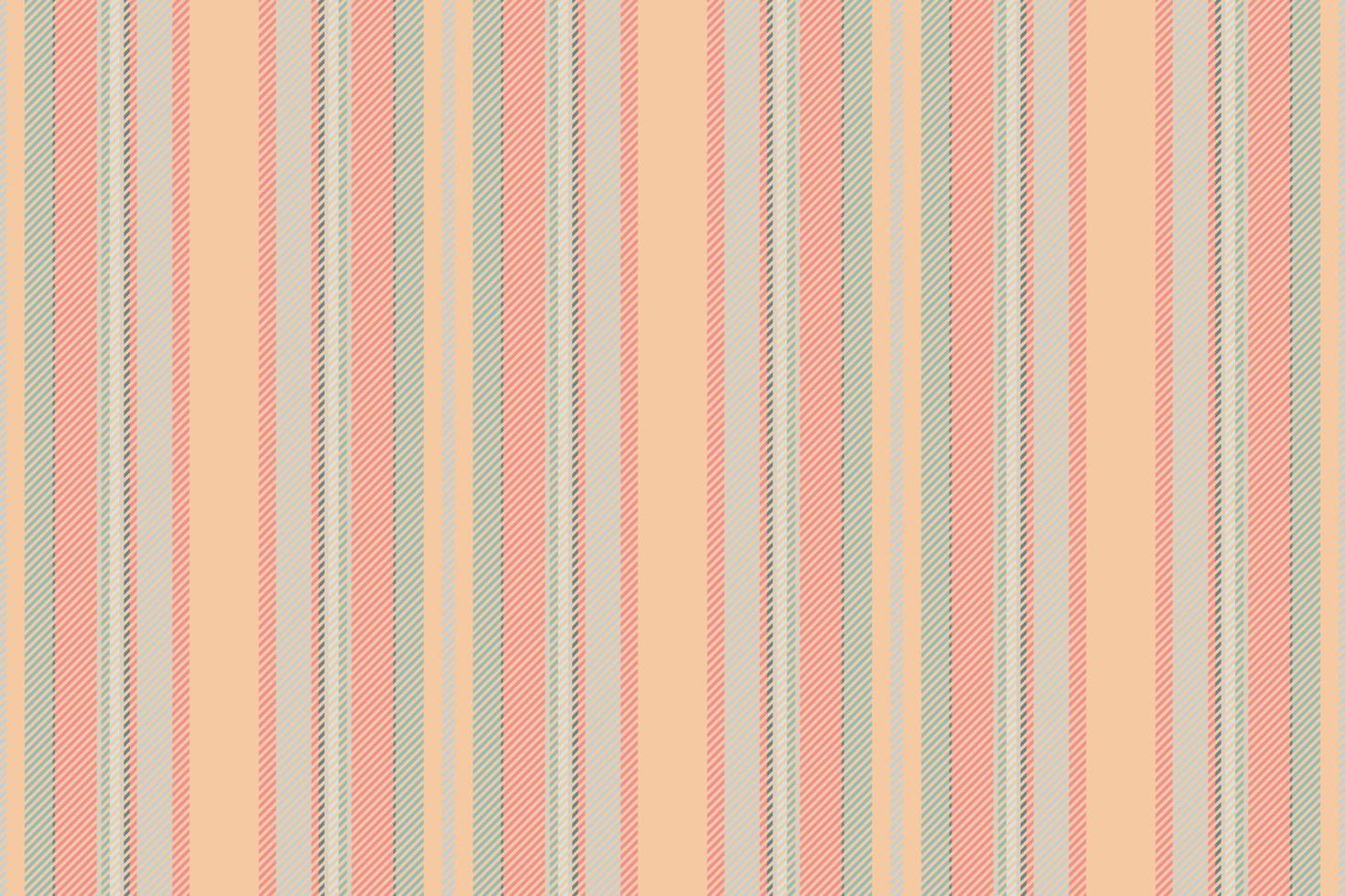 Trendy striped wallpaper. Vintage stripes vector pattern seamless fabric texture. Template stripe wrapping paper.