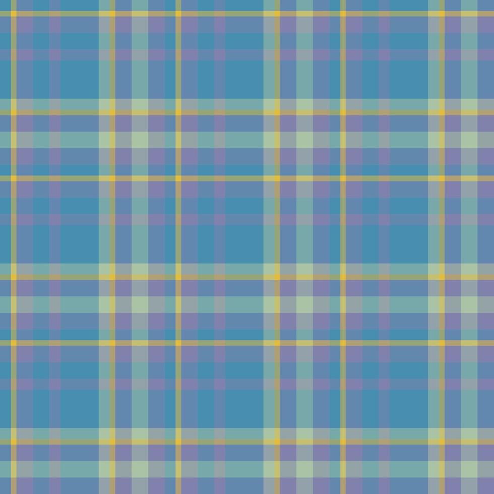 Plaid seamless pattern. Vector background of textile ornament. Flat fabric design.