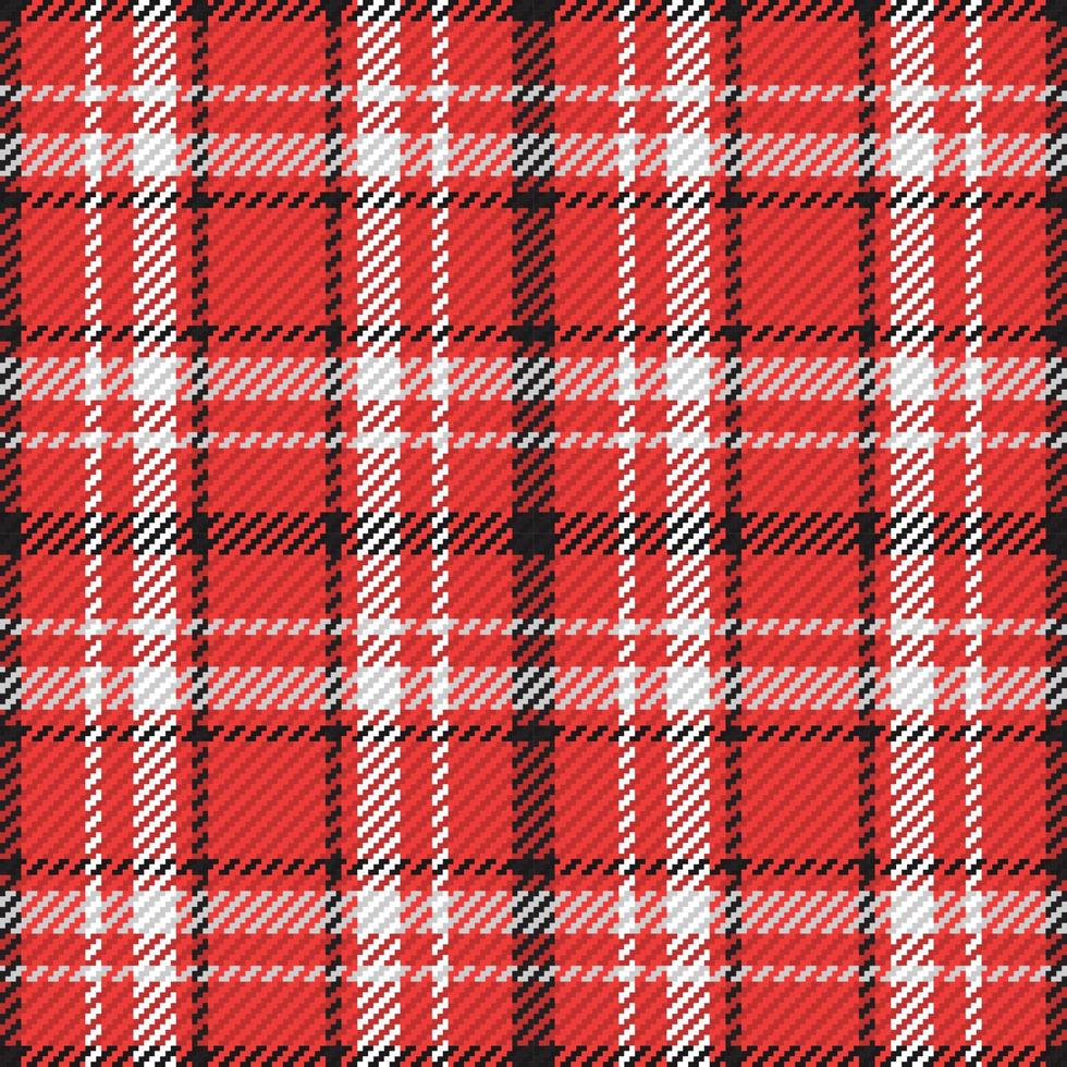 Seamless pattern of scottish tartan plaid. Repeatable background with check fabric texture. Vector backdrop striped textile print.