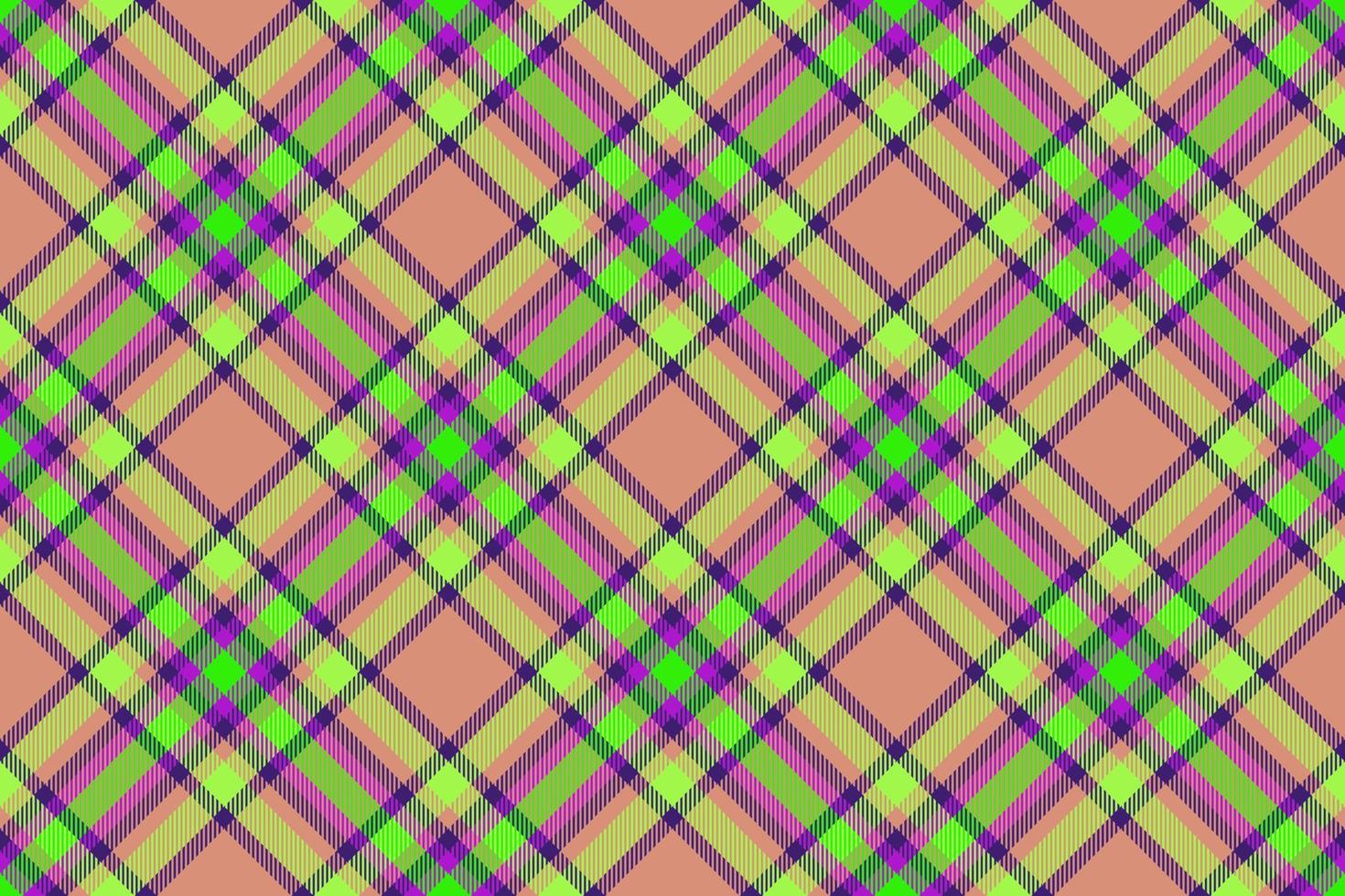 Textile check pattern. Tartan seamless vector. Plaid fabric texture background. vector