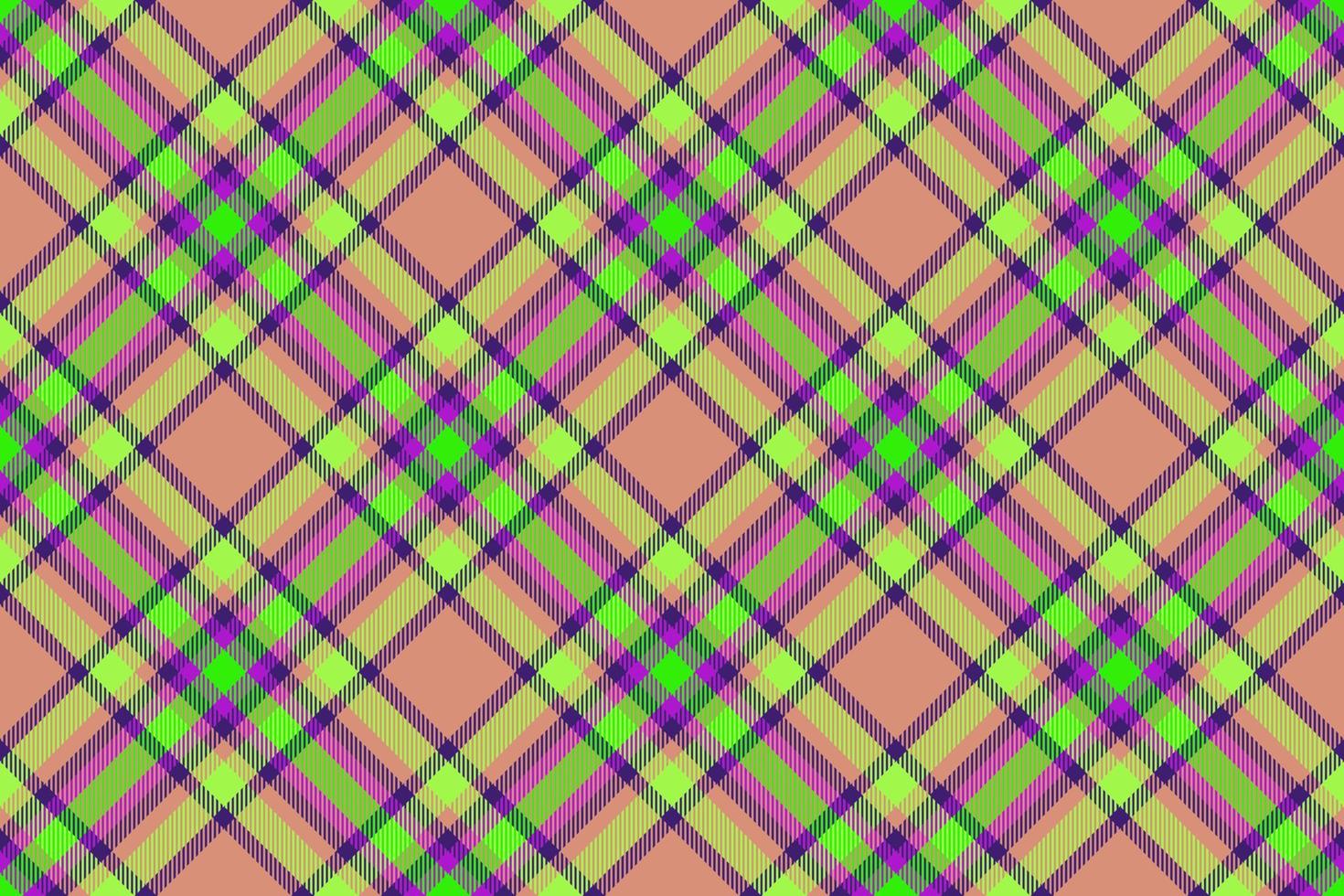 Textile check pattern. Tartan seamless vector. Plaid fabric texture background. vector