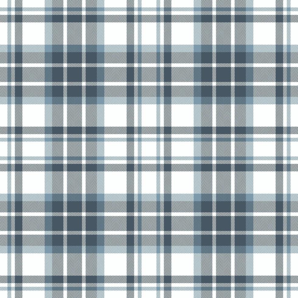 Plaid seamless pattern. Check fabric texture. Vector textile print.