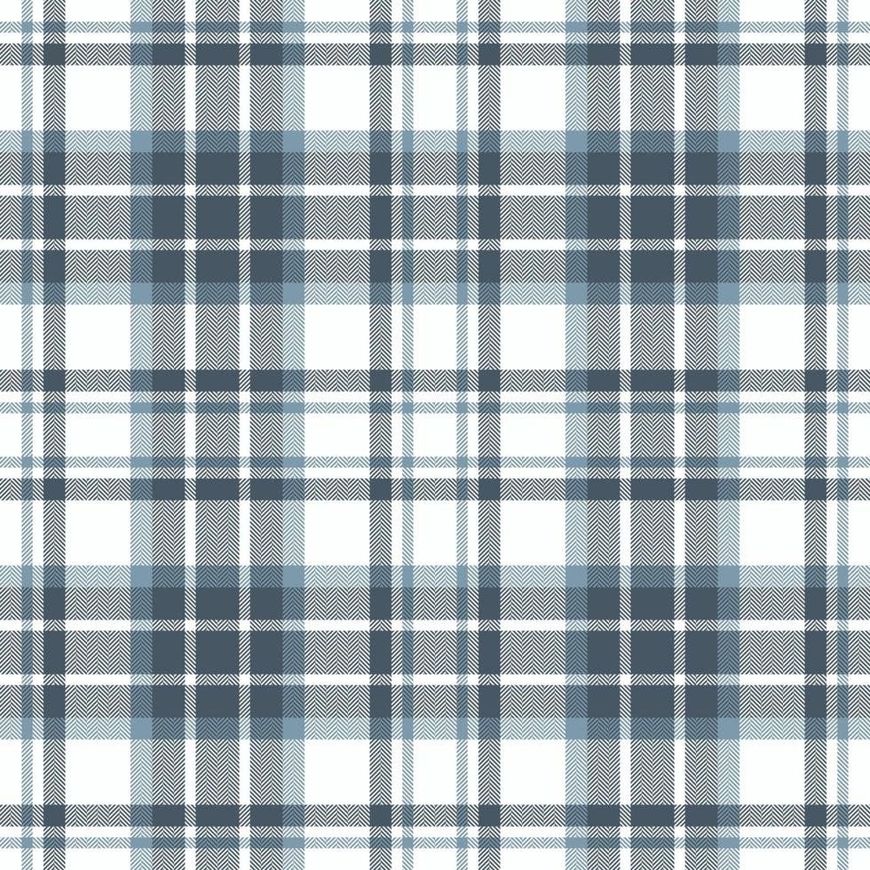 Plaid seamless pattern. Check fabric texture. Vector textile print.