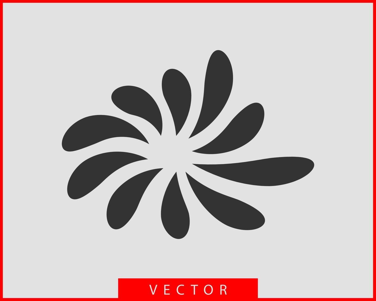 Drop water icon vector isolated design element