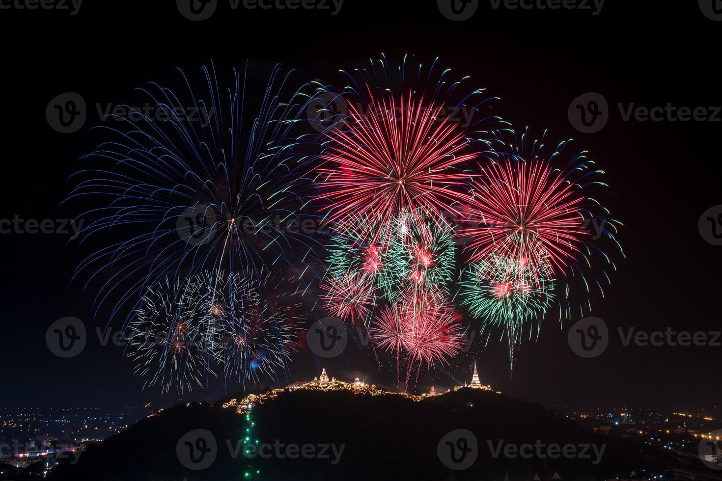 Beautiful Fireworks display. photo