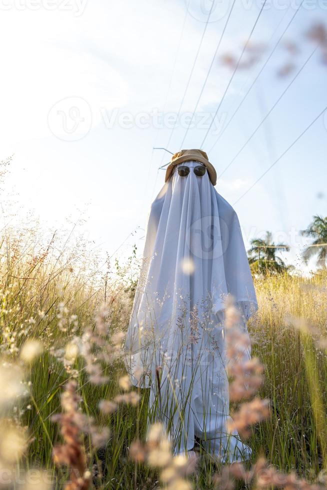 ghost at sunset receiving natural light, mexico latin america photo