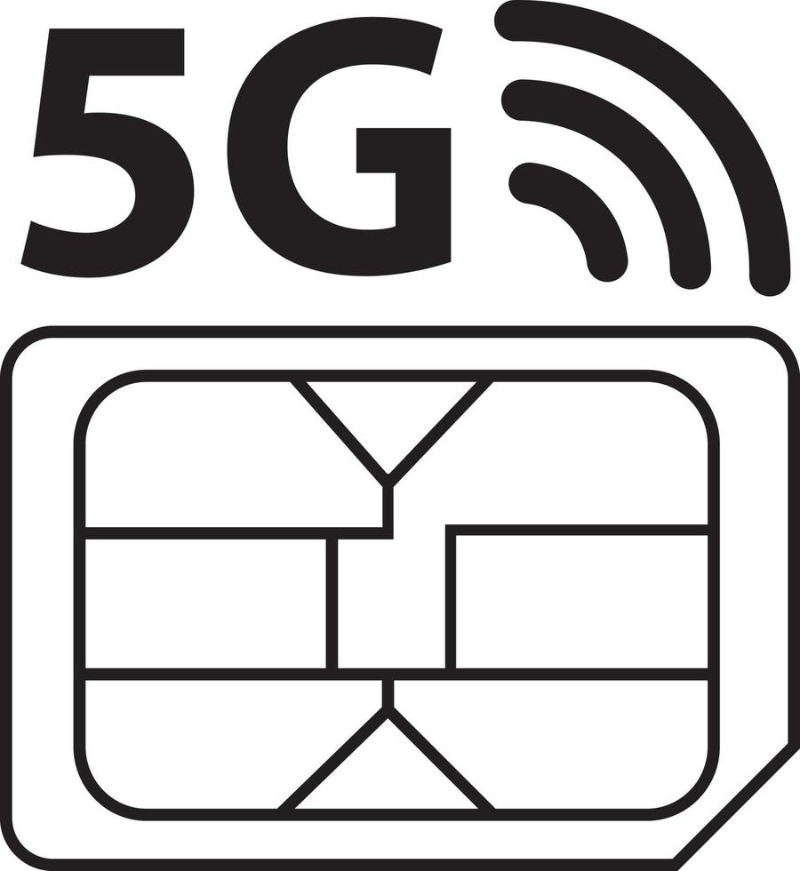 5G icon. High speed wifi or wireless network logo. Mobile Internet technology symbol. Vector illustration.