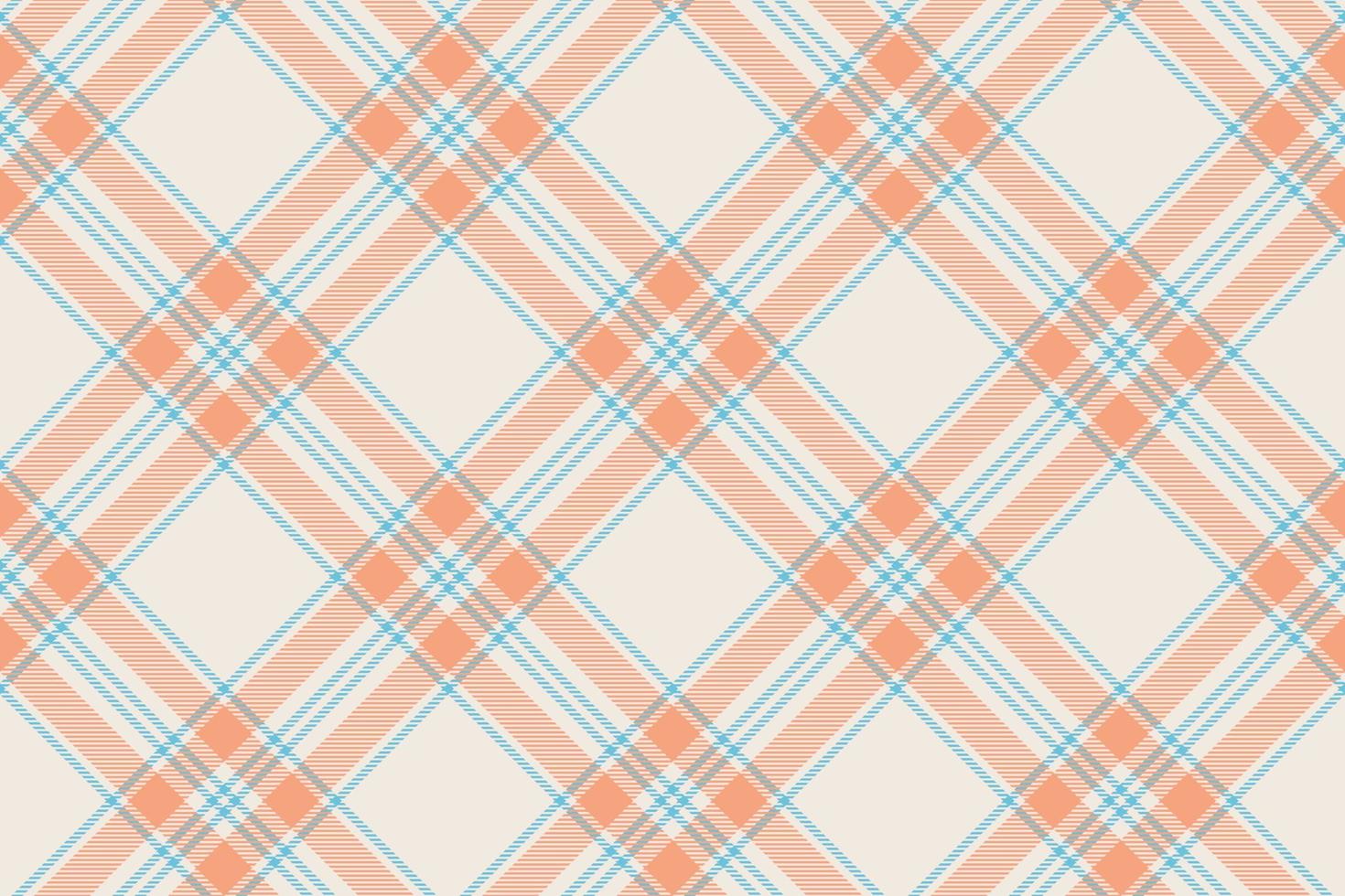 Tartan plaid background, diagonal check seamless pattern. Vector fabric texture for textile print, wrapping paper, gift card, wallpaper.