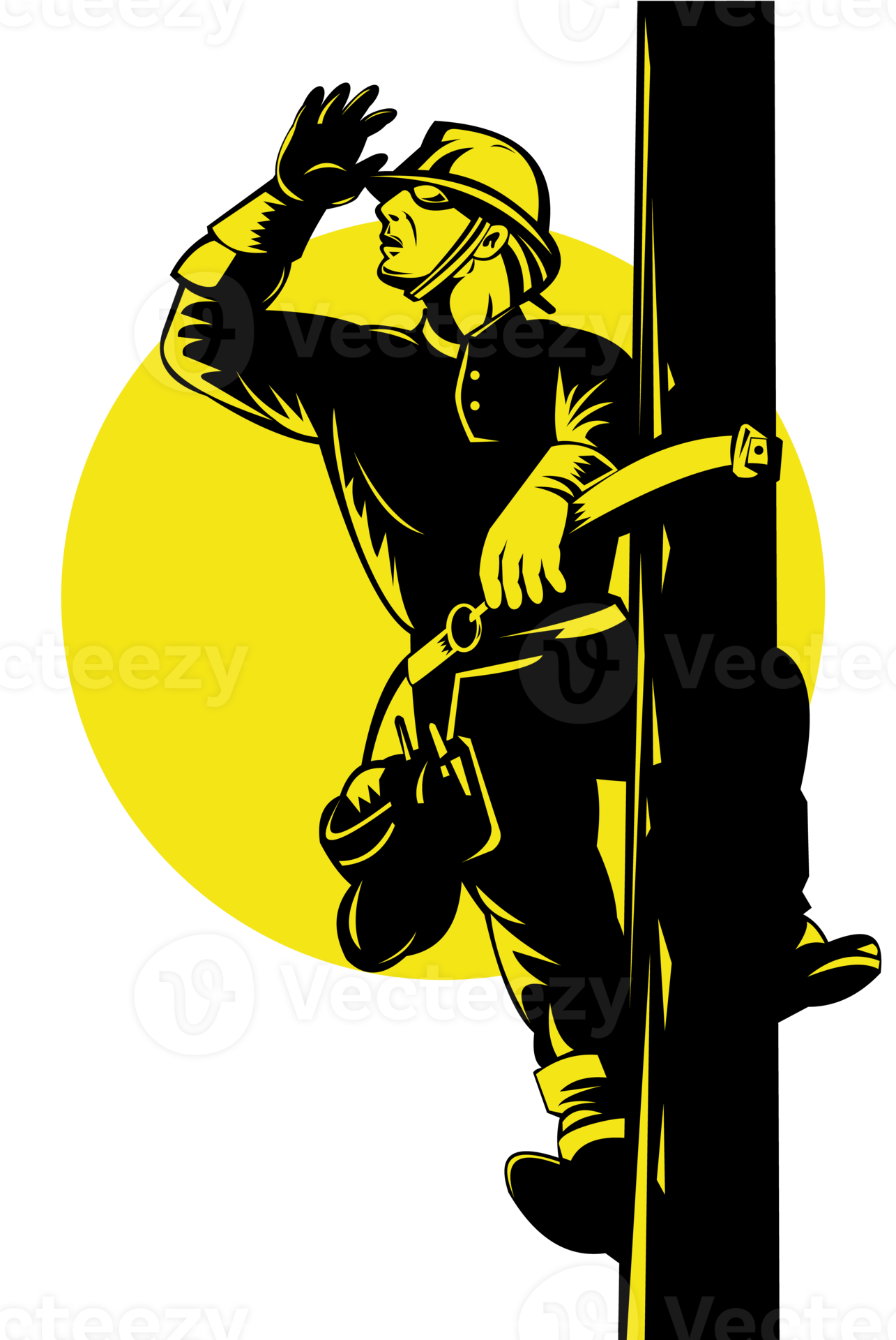 Power Lineman Isolated Background 17164556 PNG