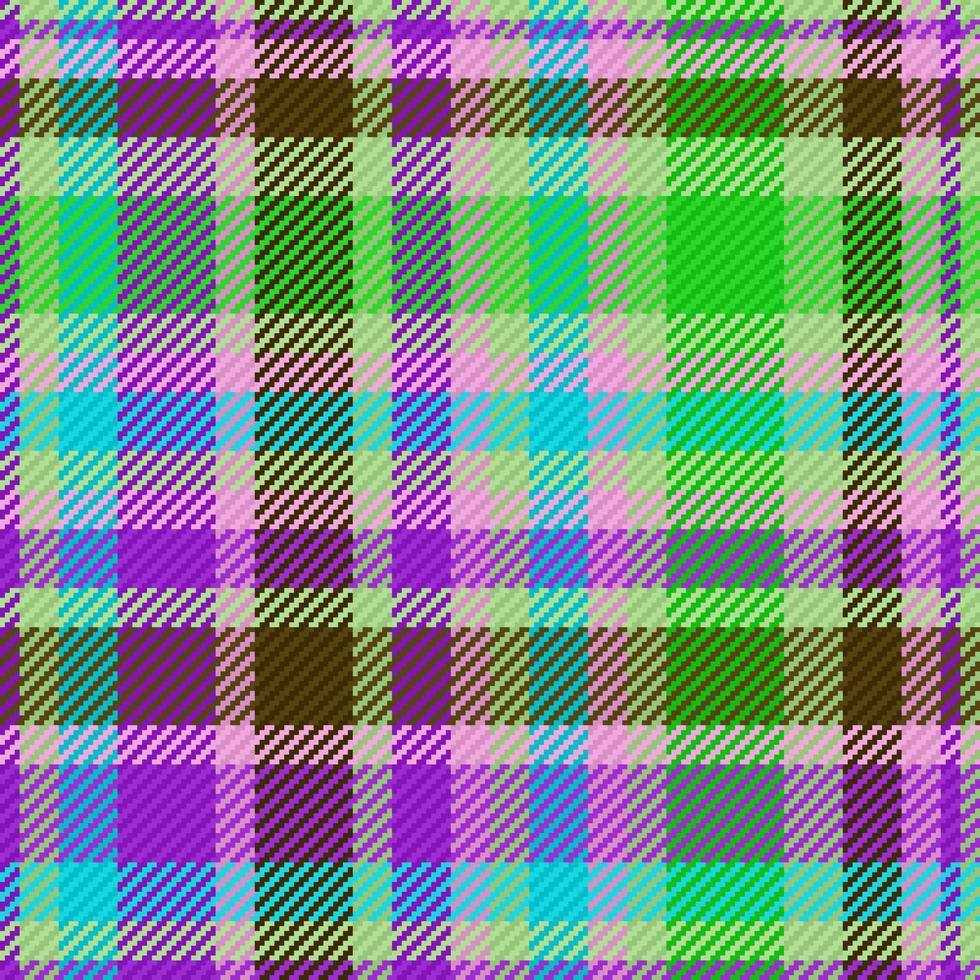 Tartan vector fabric. Plaid texture textile. Check pattern background seamless.