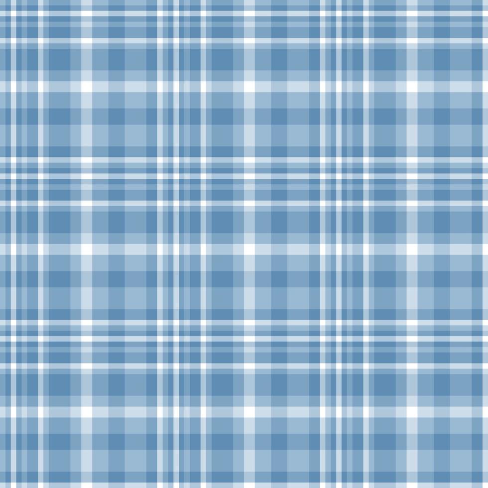 Plaid seamless pattern. Vector background of textile ornament. Flat fabric design.