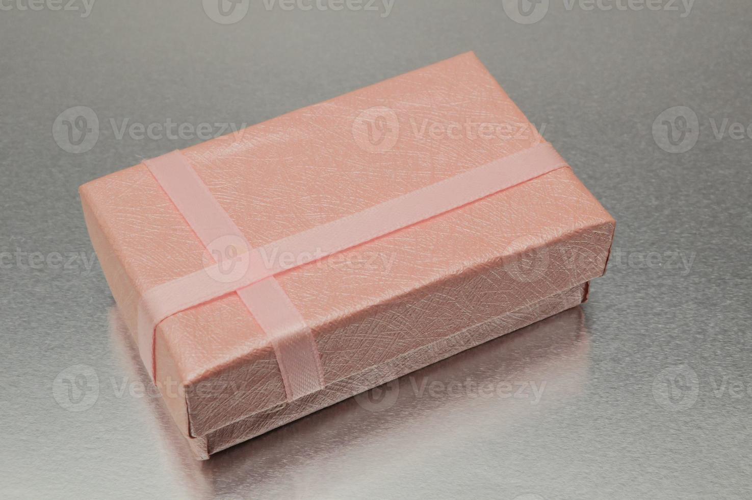 Pink jewelry box photo