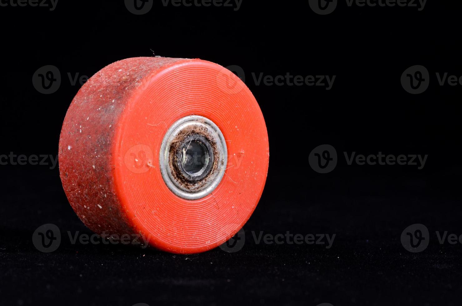 Isolated skateboard wheel photo