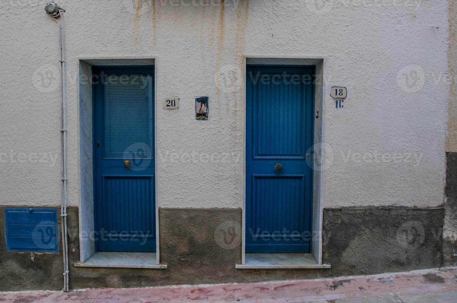 hermoso primer plano de la puerta foto