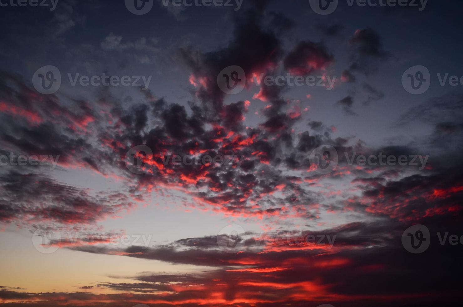 Sky over the sunset photo