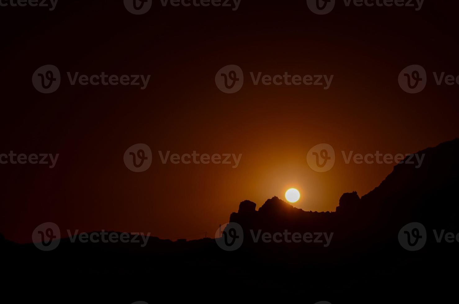 Beautiful sunset beach view photo