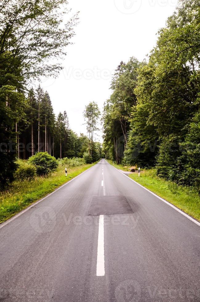 Scenic road view photo