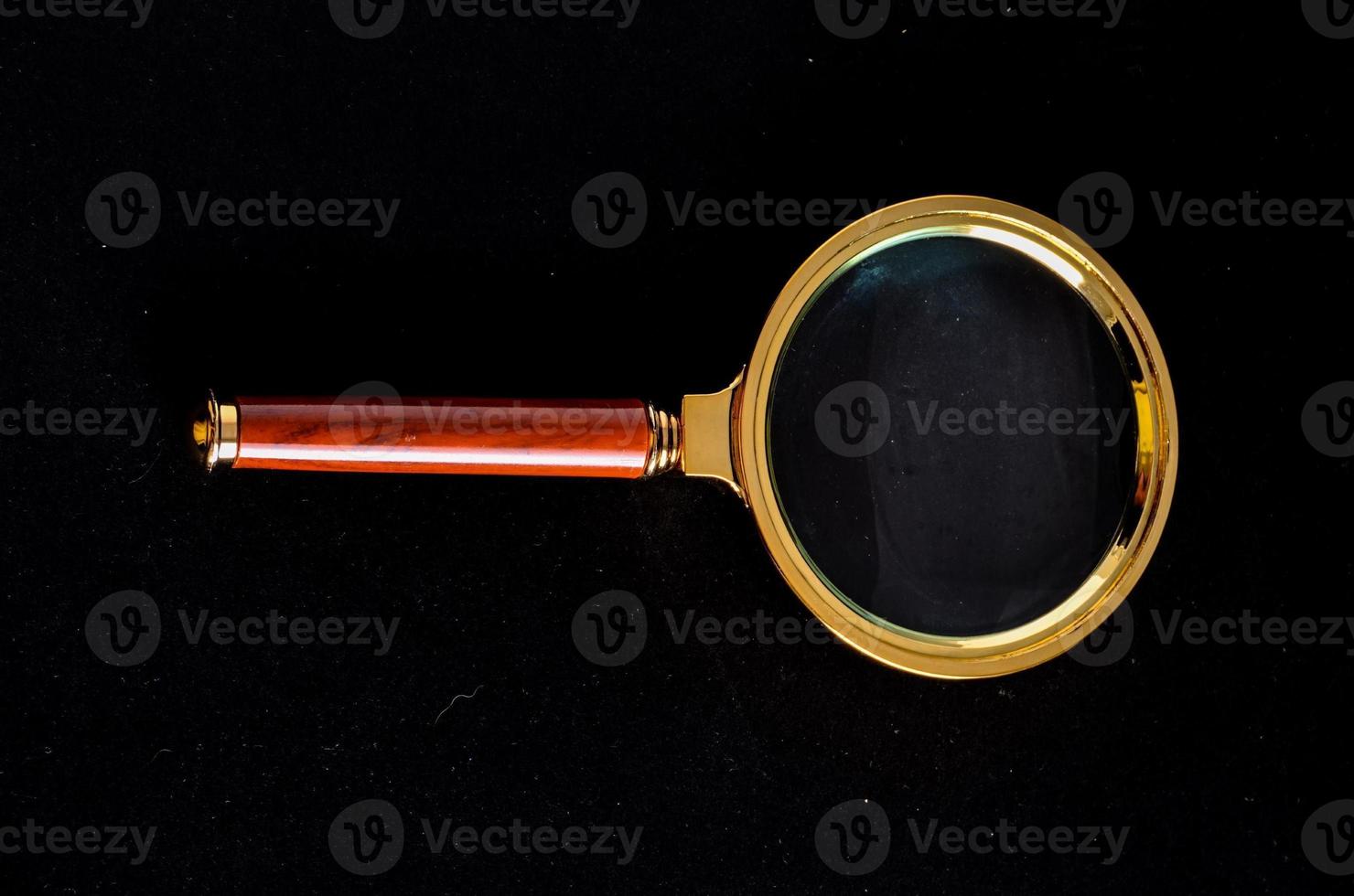 Isolated magnifying glass photo
