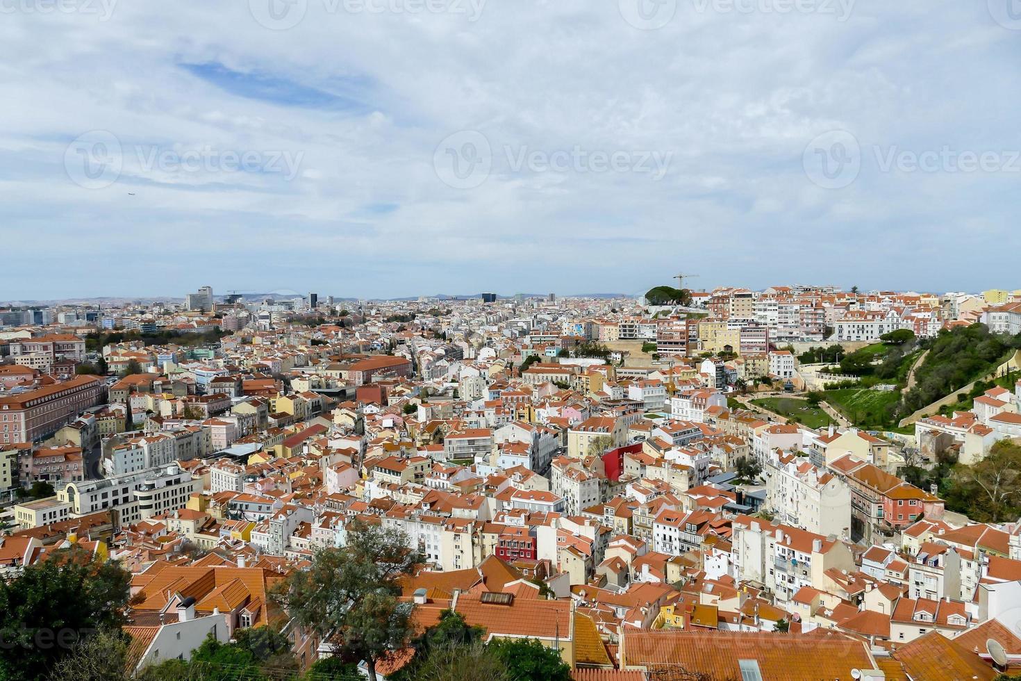 vista de la ciudad de lisboa foto