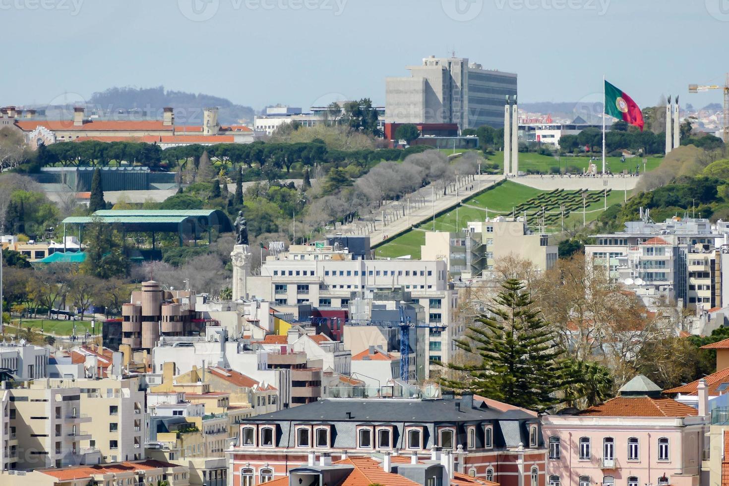 vista de la ciudad de lisboa foto