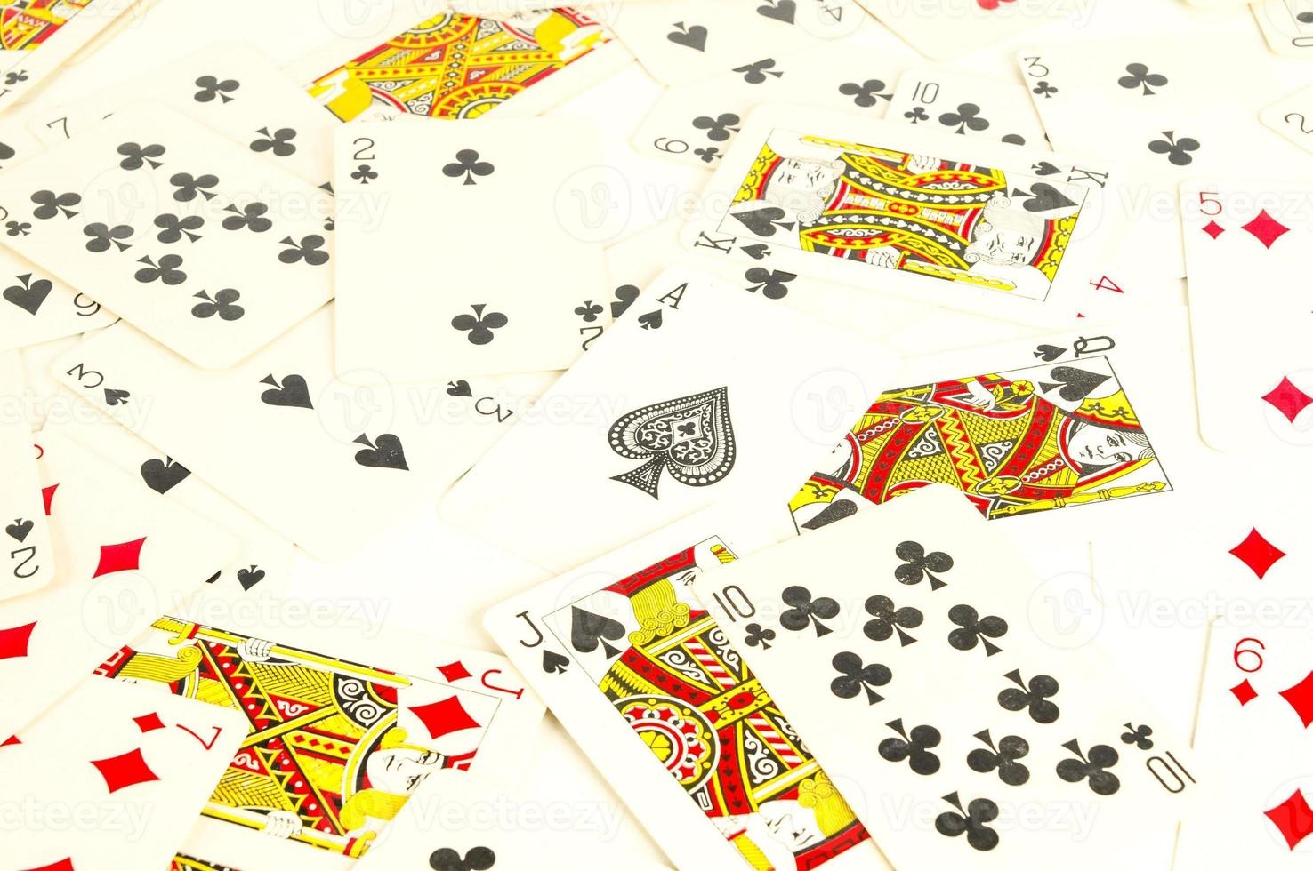 Playing card pattern photo