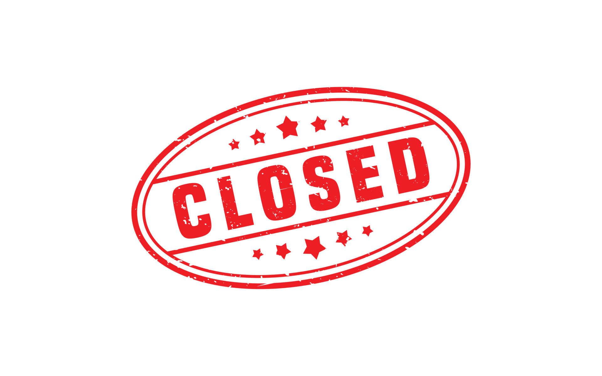 CLOSED stamp rubber with grunge style on white background 17166993