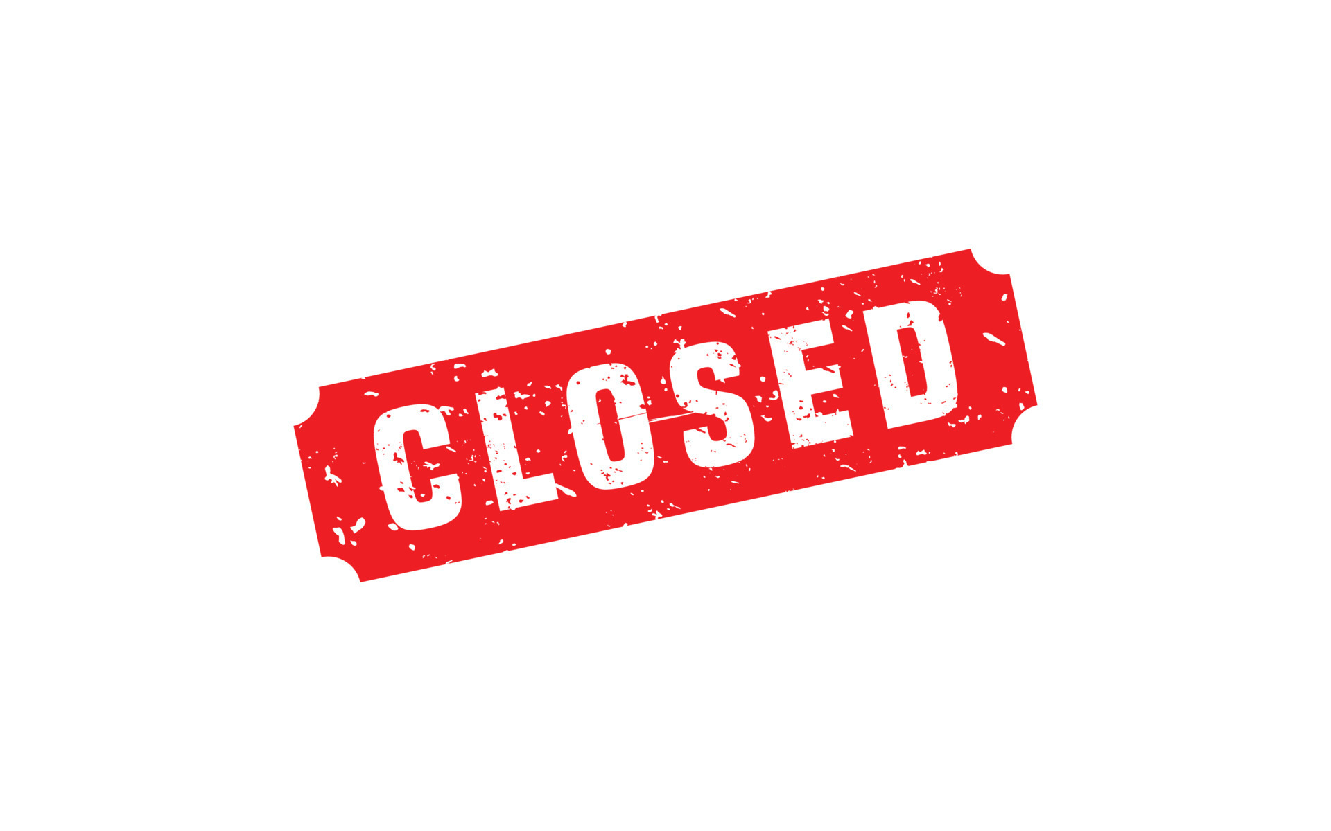 CLOSED stamp rubber with grunge style on white background 17167102