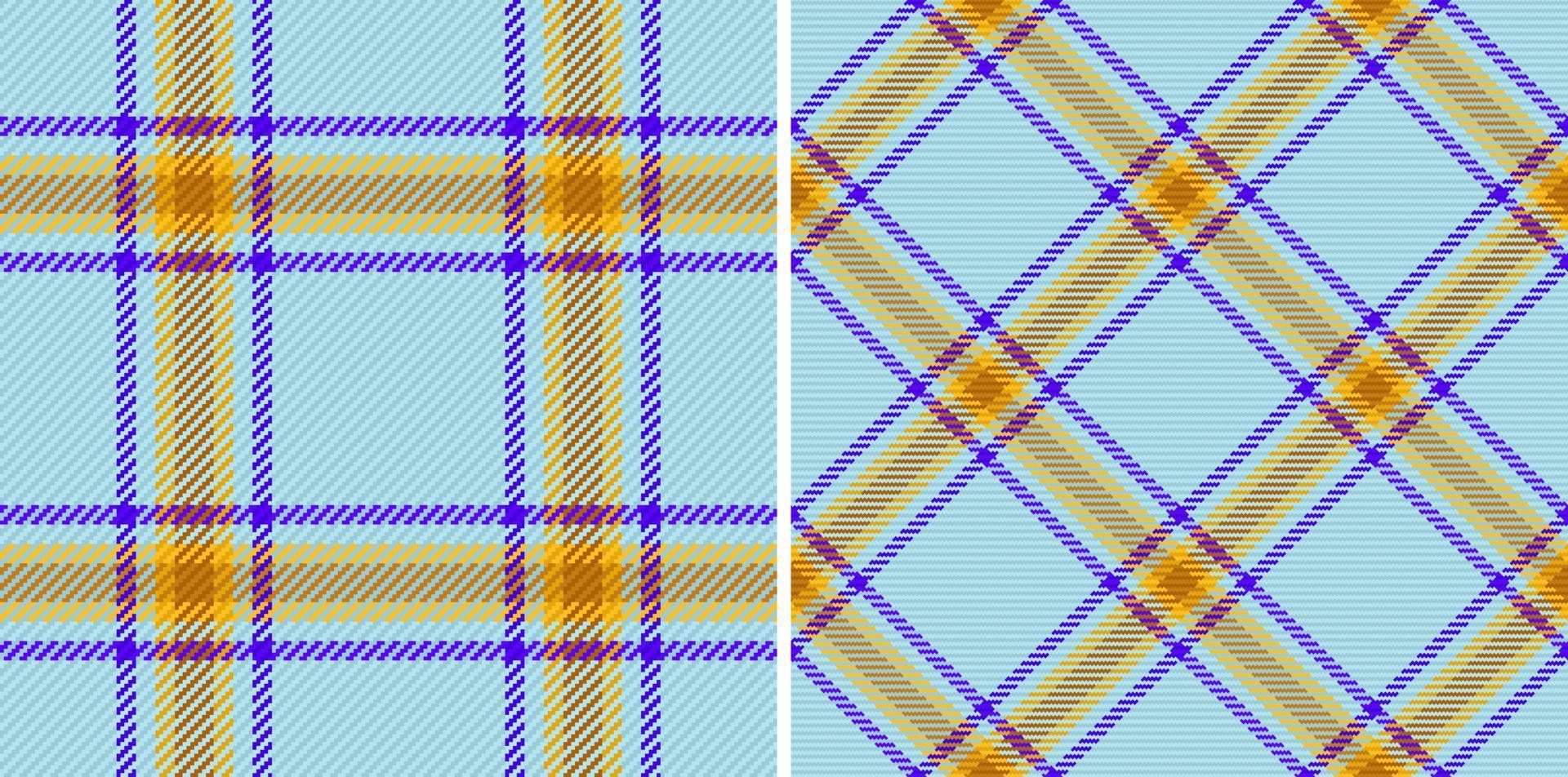 Pattern texture seamless. Plaid background tartan. Check fabric vector textile.