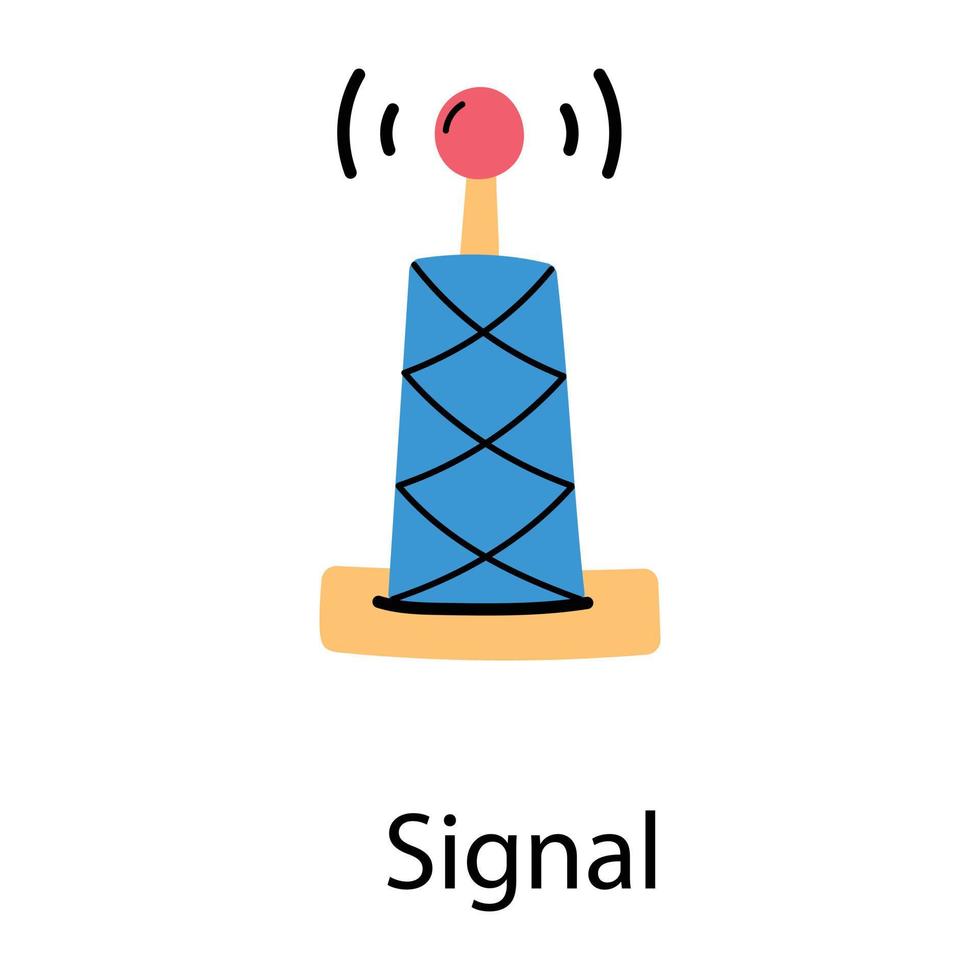 Trendy Signal Concepts vector