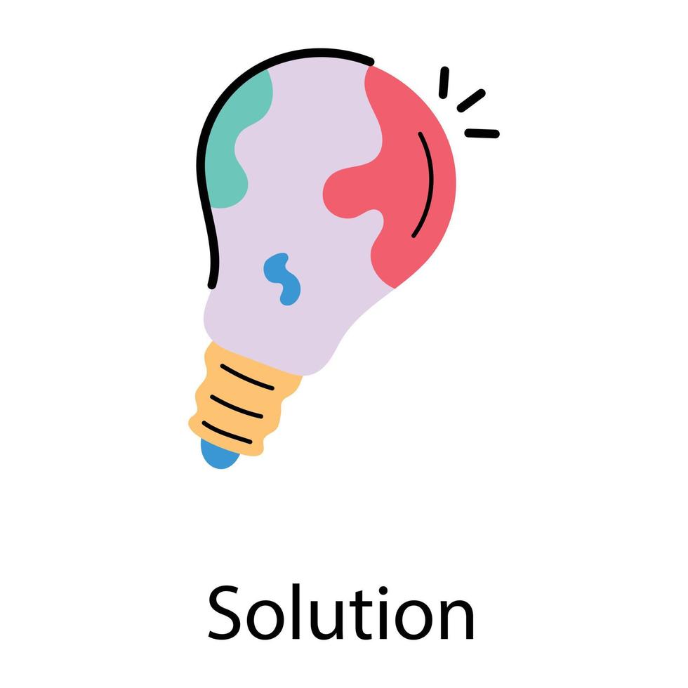 Trendy Solution Concepts vector