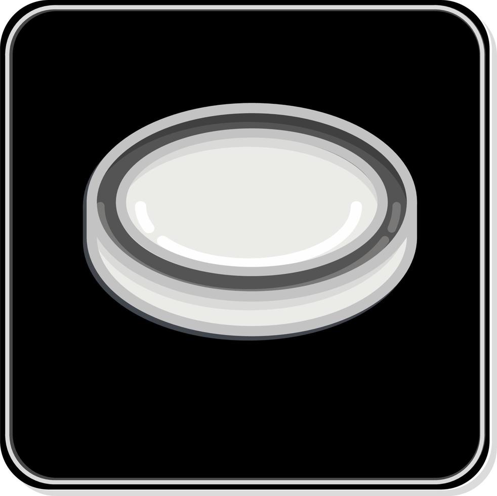Icon Lens Filter. related to Photography symbol. Glossy Style. simple design editable. simple illustration vector