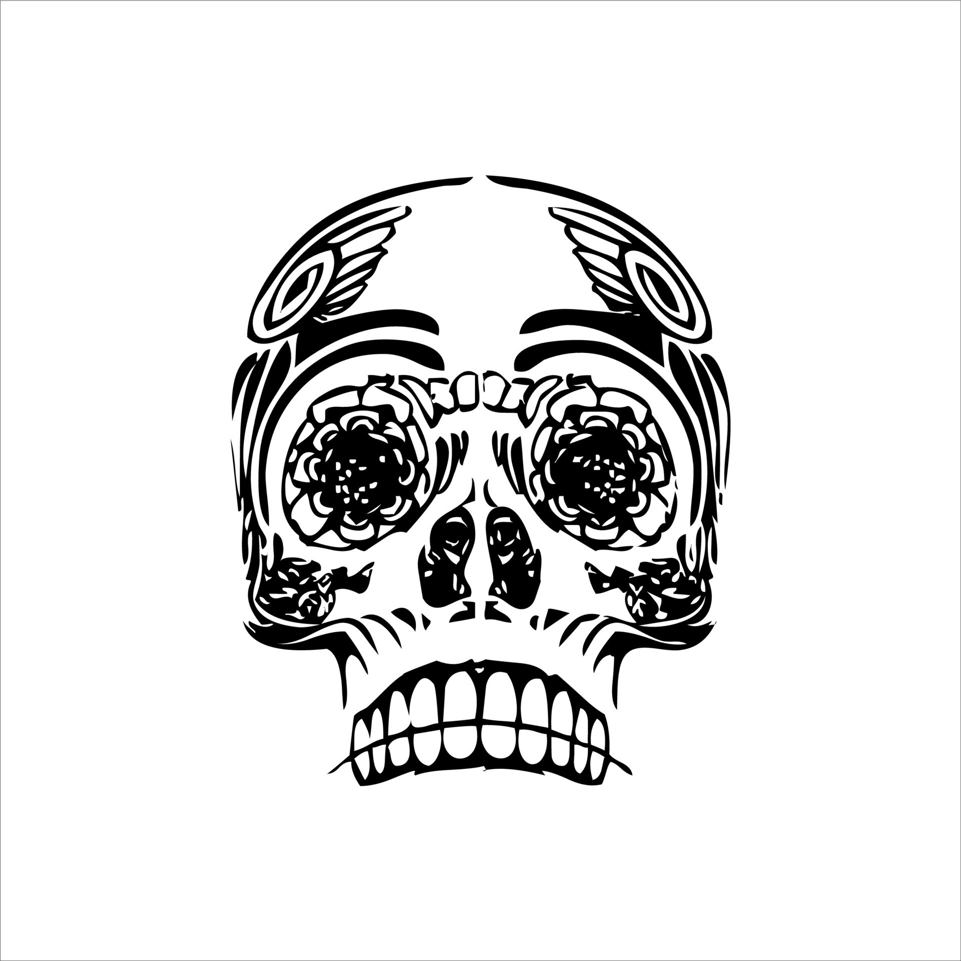 Musted  Mexican Skull        tattoo tattooparis tatouage  tattooartist tatouage tattooart ink inked tattooed inkart artist  blackandgreytattoo colortattoo finelinetattoo qualitytattoos  mustinkart skull skulltattoo 