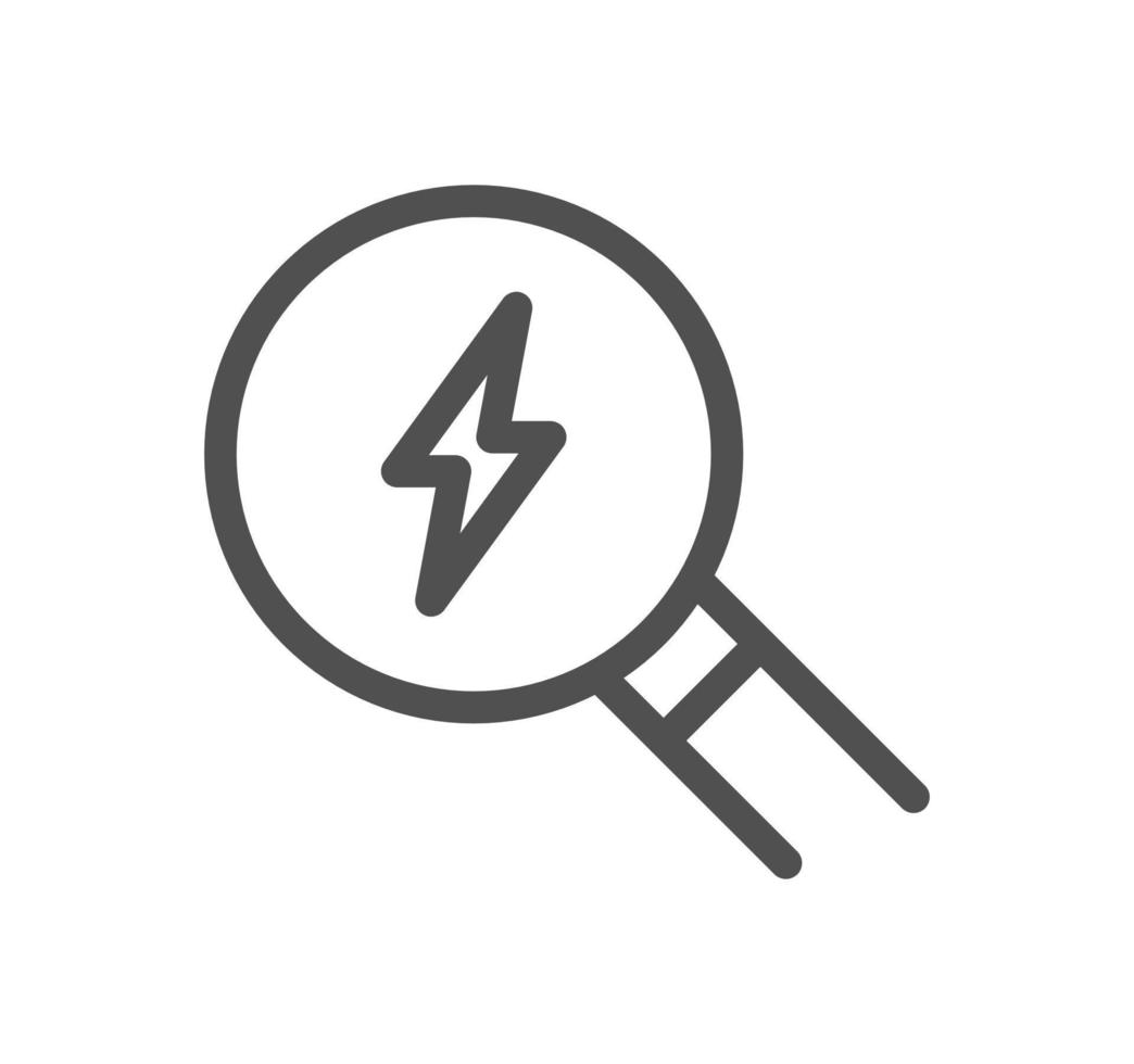 Energy related icon outline and linear vector. vector