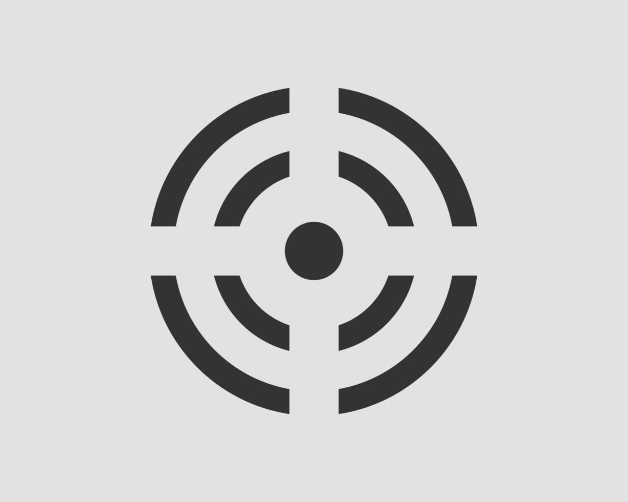 Target icon vector