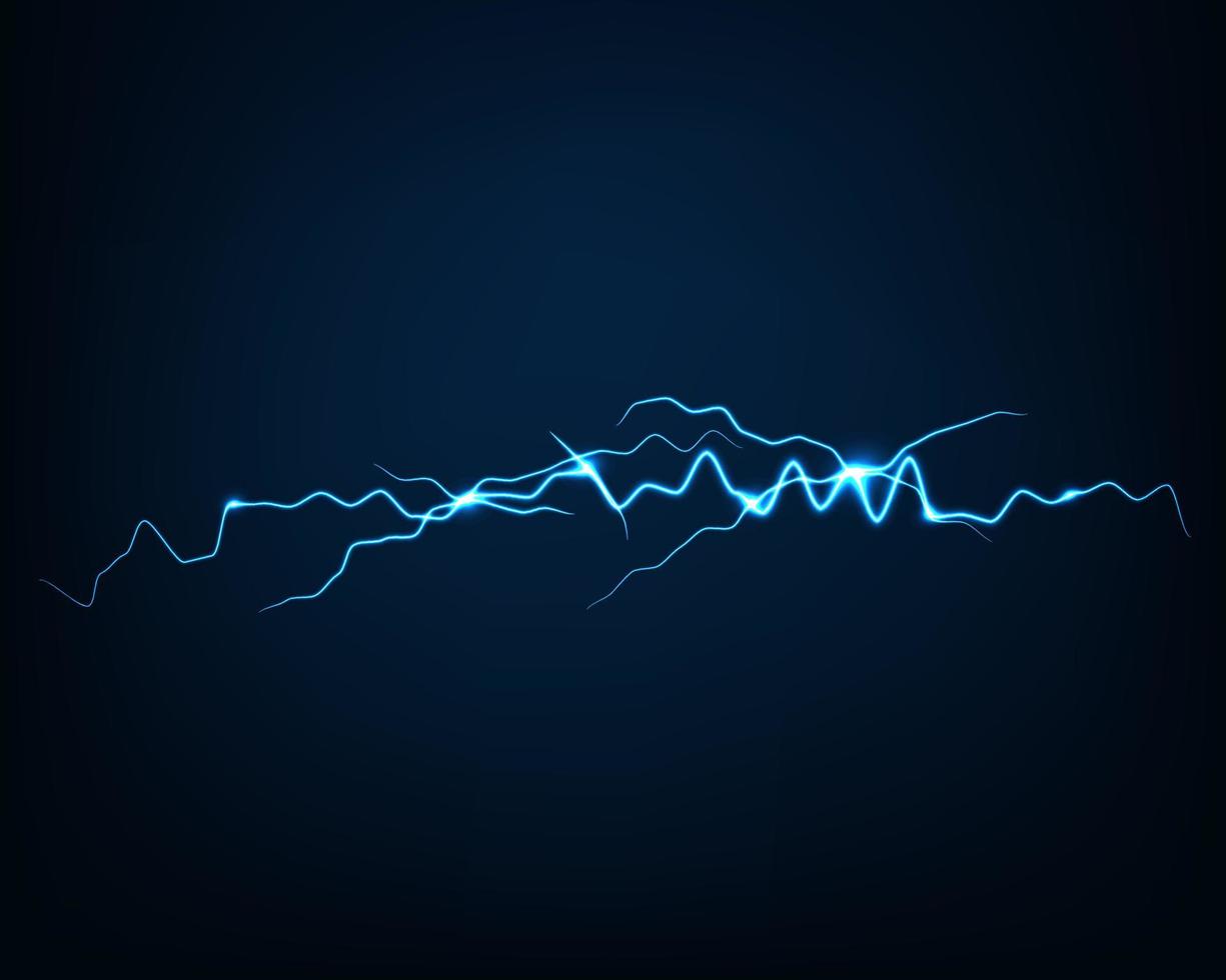 Abstract background vector electric light. Spark flash effect. Bright curved line. Neon glowing curves.