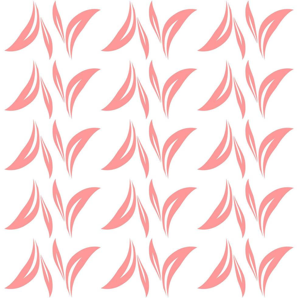 Abstract background vector design with leaf ornament pattern