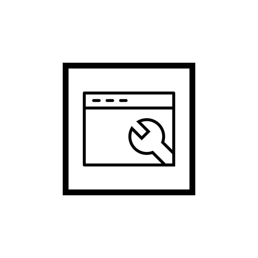 System settings icon vector design