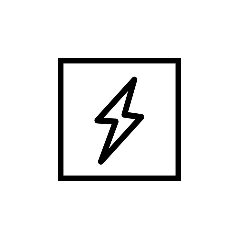 Electricity and lightning icon vector design