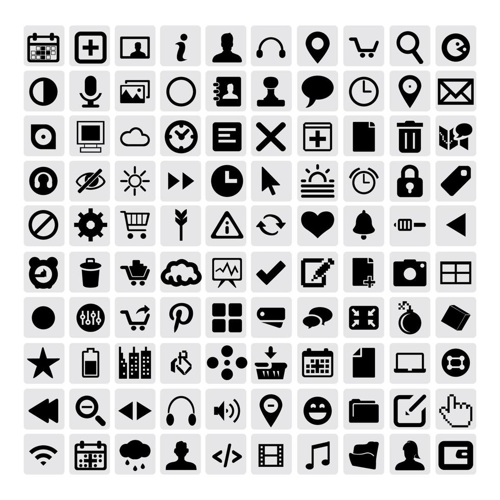 icon vector design set