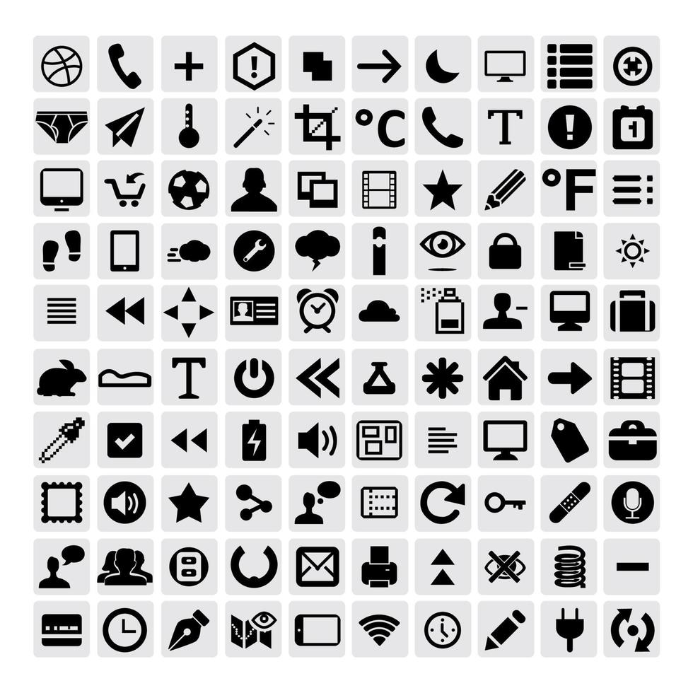 icon vector design set