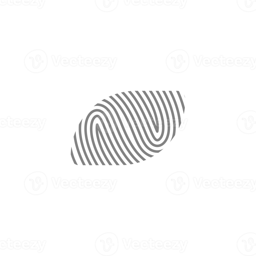 Aesthetic Fingerprint Rustic Organic Blobs Shape Collection png