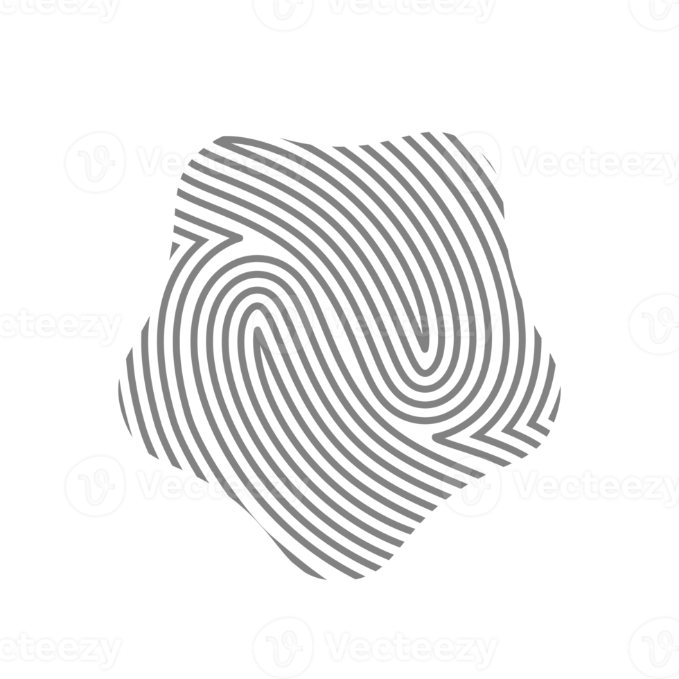 esthetisch vingerafdruk rustiek biologisch blobs vorm verzameling png