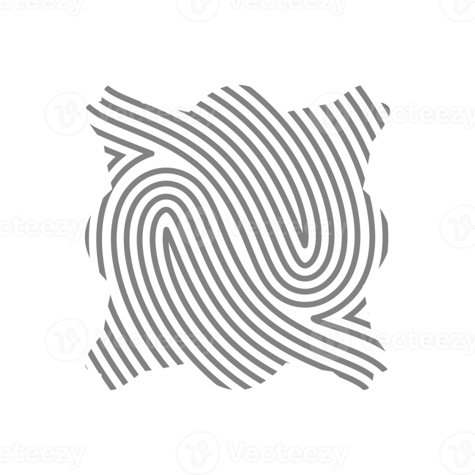 esthetisch vingerafdruk rustiek biologisch blobs vorm verzameling png