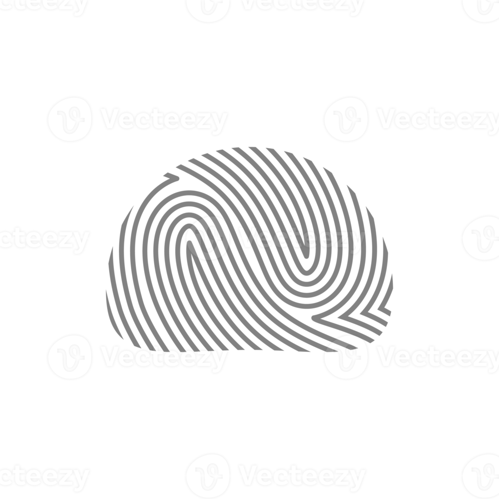 Aesthetic Fingerprint Rustic Organic Blobs Shape Collection png