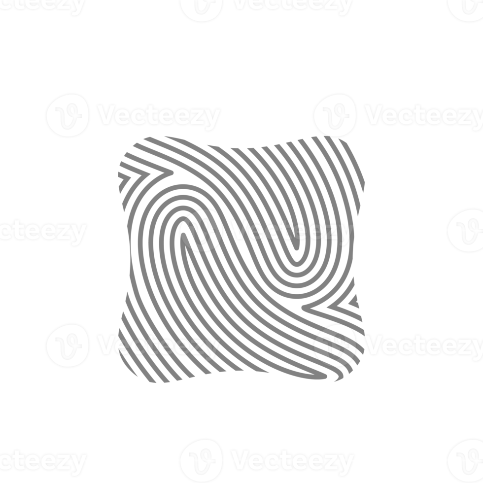 Aesthetic Fingerprint Rustic Organic Blobs Shape Collection png